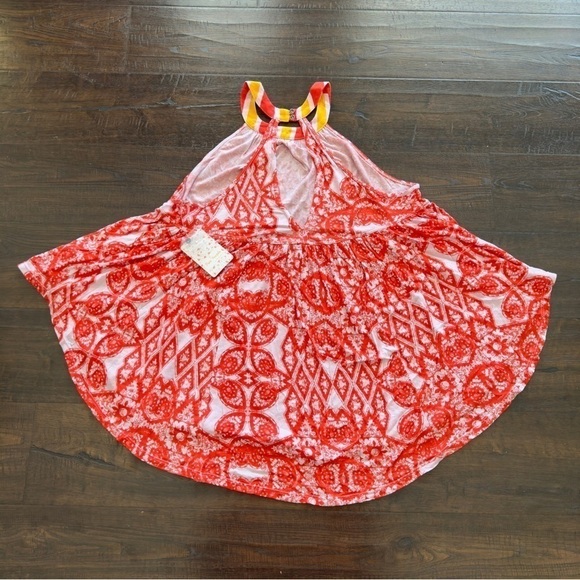 Free‎ People Mimi Tunic Lavender Combo Linen Blend Top Size XS Women - Picture 4 of 9